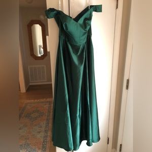 David’s bridal off the shoulder gown